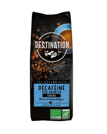 Café Grains Décaféiné Pur Arabica Basse Température BIO