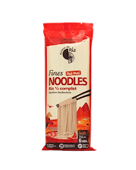 Nouilles fines de riz 1/2 complet bio