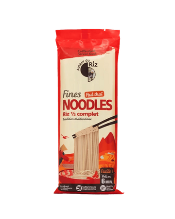 Thin, Half-brown Rice Noodles – For Pad Thai Organic