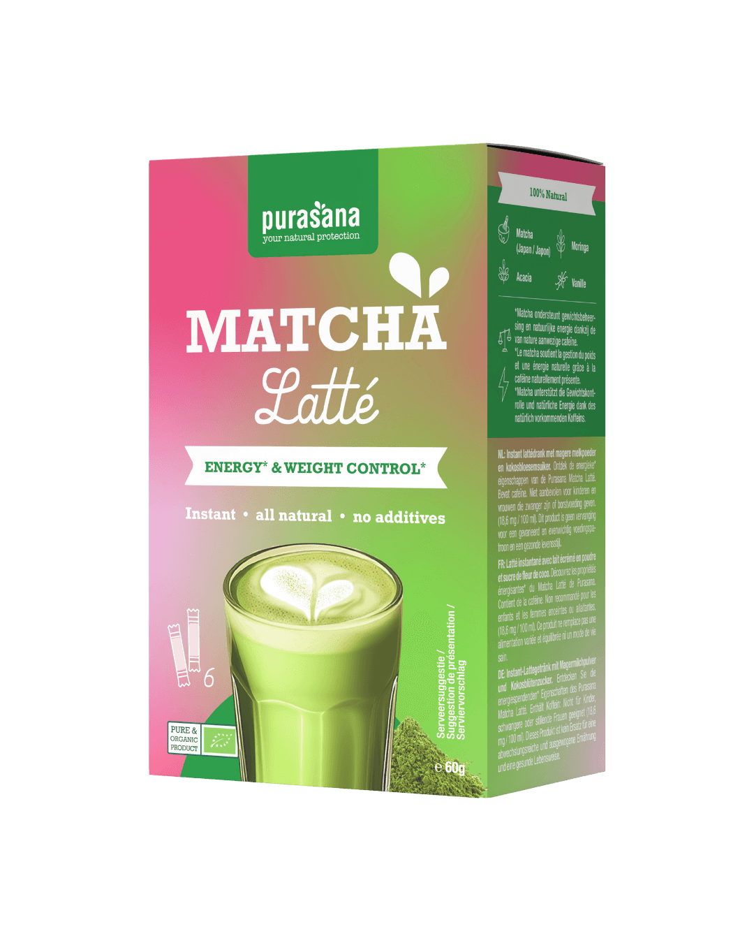 Instant matcha latte