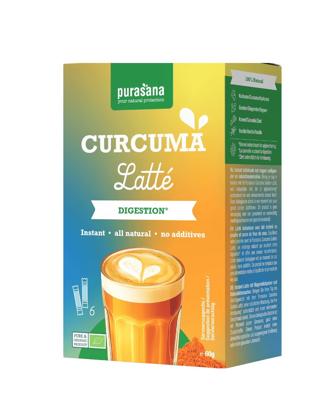 Instant kurkuma latte