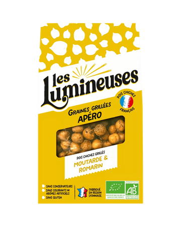 Mix Protéiné Pois Chiches Grillés Moutarde Et Romarin BIO