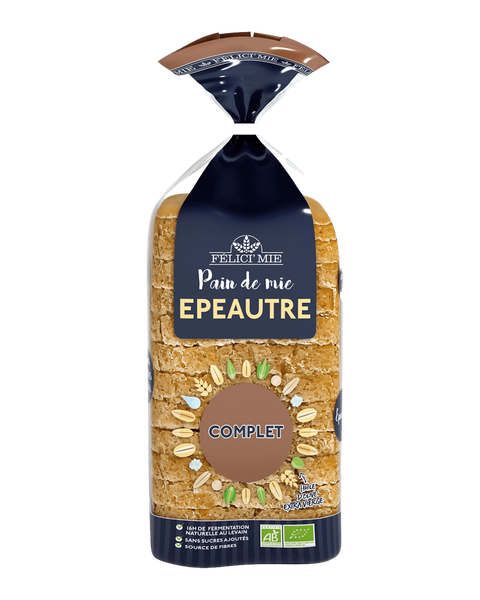 Pain de mie épeautre complet