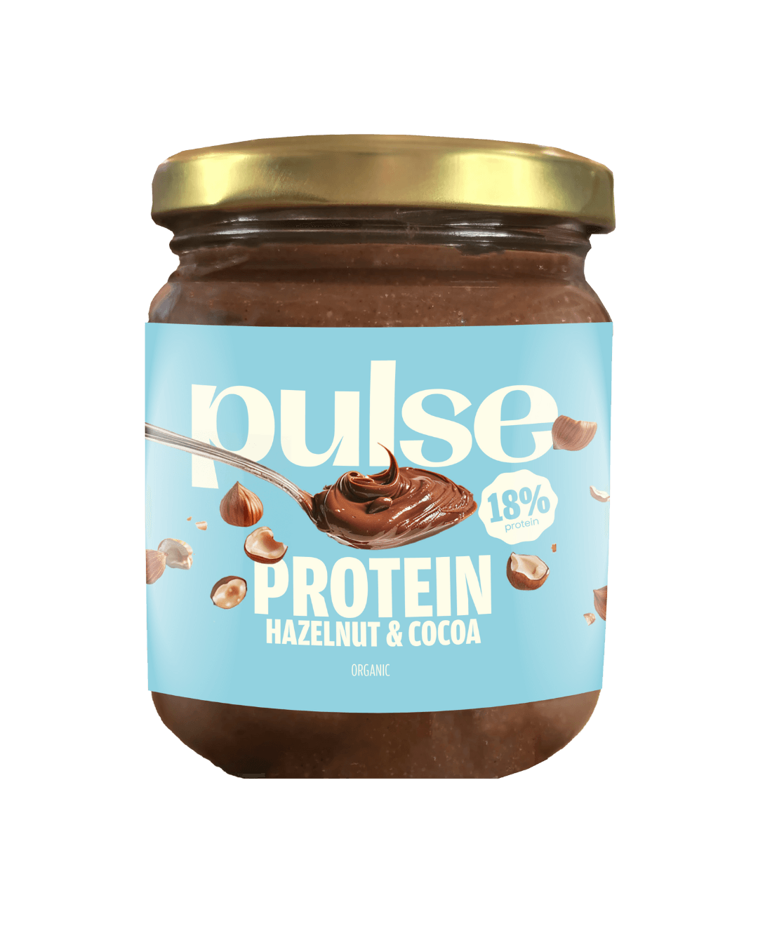 Pâte à tartiner chocolat noisette protéinée (18% protéine)