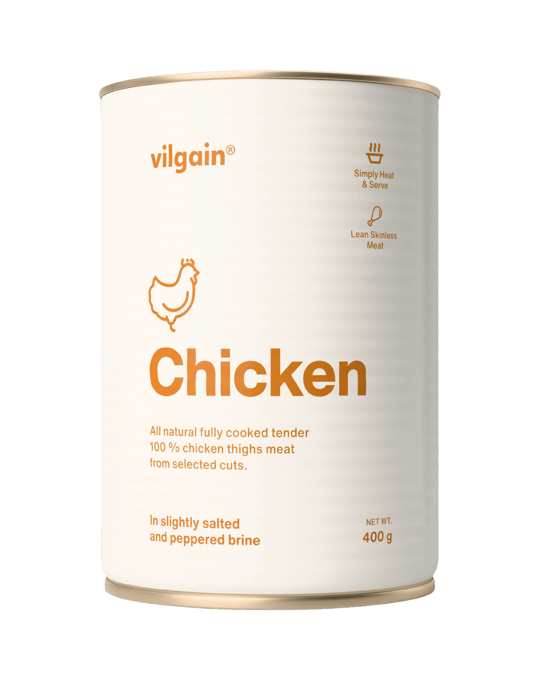 Poulet élevé en liberté prêt à consommer