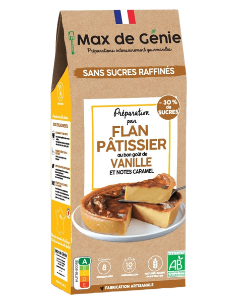 Préparation flan pâtissier