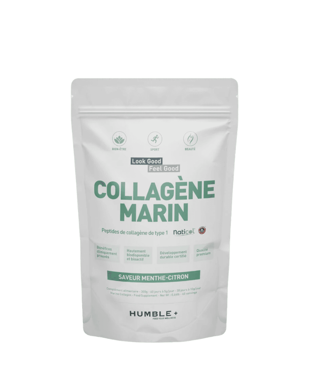 Collagène Marin en poudre Menthe-Citron