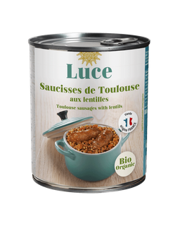 Saucisse Toulouse Aux Lentilles BIO