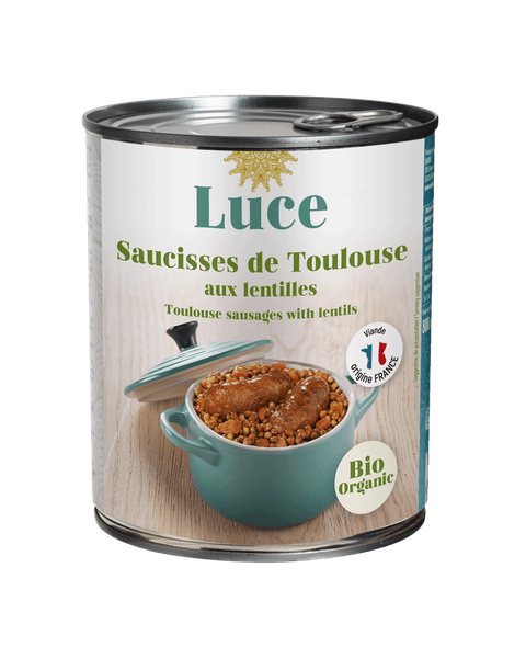 Toulouse-worst met linzen
