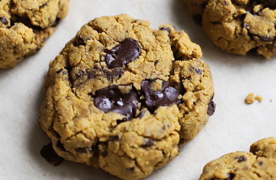 Cookies aux pépites de chocolat (IG bas)