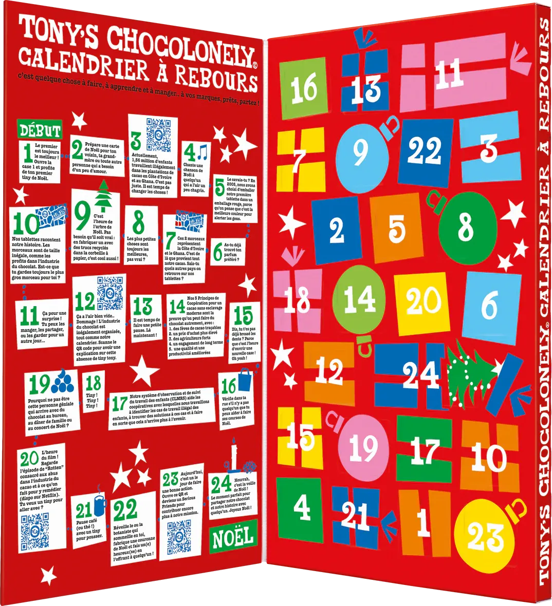 Calendrier Avent Chocolat