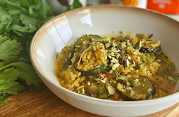 Curry aux courgettes, abricots et pistaches