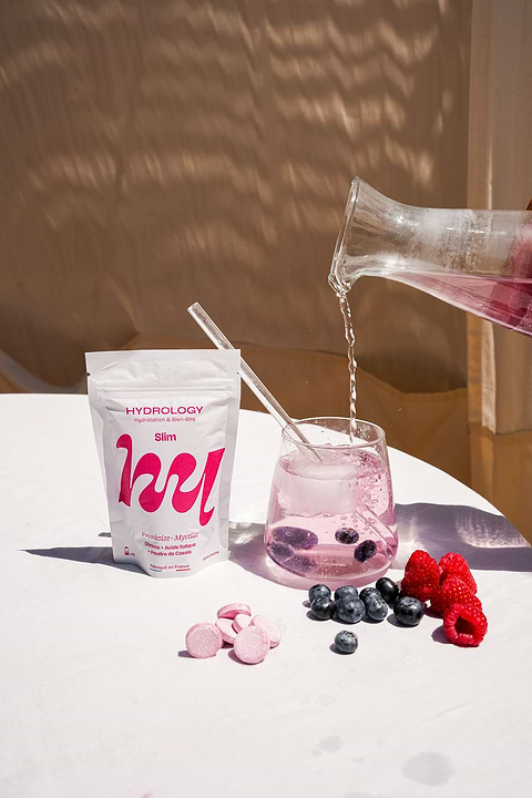 Functional slimming drink raspberry tablet