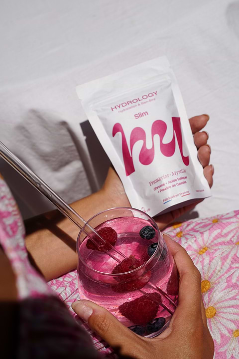 Functional slimming drink raspberry tablet