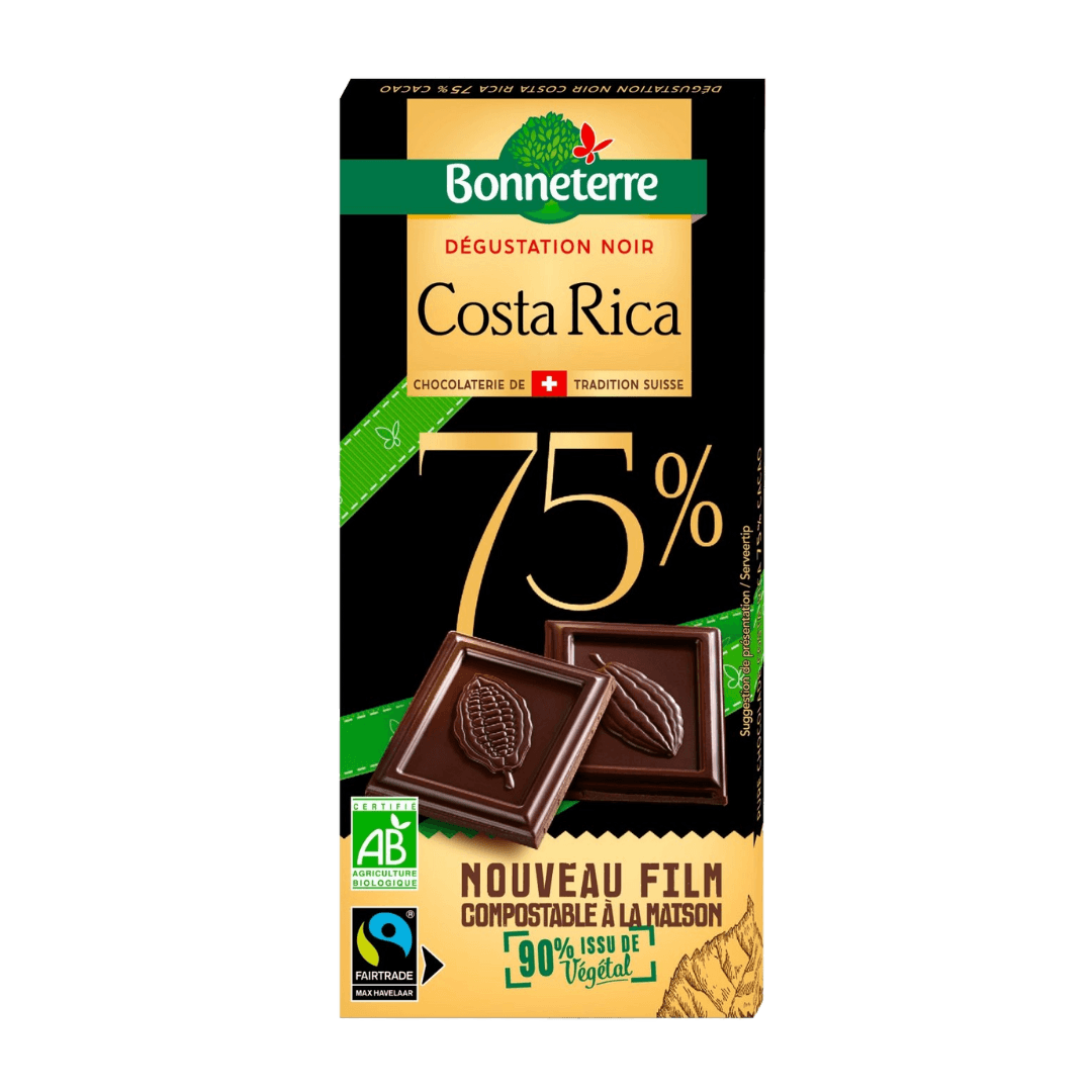 Chocolade Zwart Costa Rica 75%