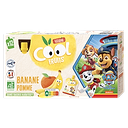 Pack Gourdes Pat'Patrouille Banane Pomme bio