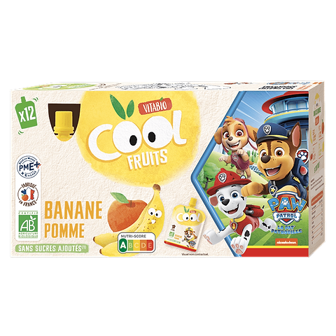 Pack Knijpzakjes Paw Patrol Banaan Appel