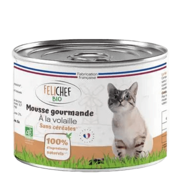 Mousse Volaille Sans Céréale Chat BIO