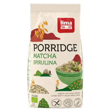 Porridge Matcha & Spiruline Sans Gluten BIO