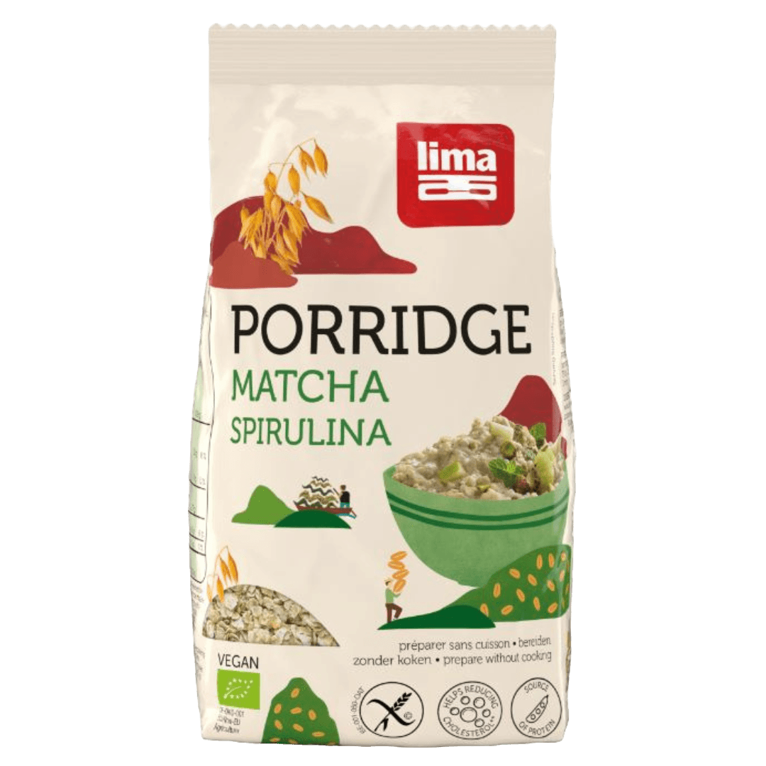 Porridge Matcha & Spiruline Sans Gluten