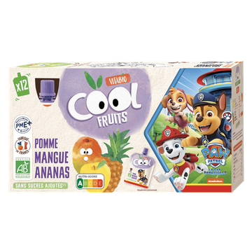 Pack Knijpzakjes Paw Patrol Appel Mango Ananas BIO