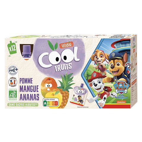 Pack Knijpzakjes Paw Patrol Appel Mango Ananas