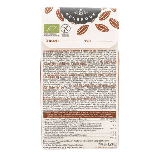 Chocolate Hazelnut Cookies with Sea Salt