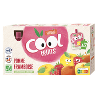 Pack Knijpzakjes Appel Van Frankrijk Framboos BIO