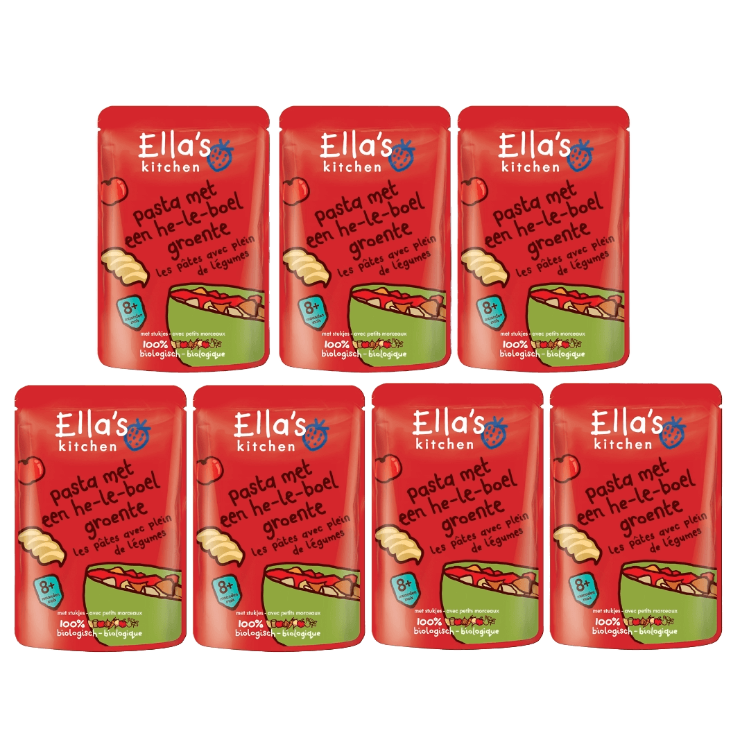 Pasta Vegetable Pouches Pack + 8 months