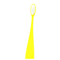 Refillable Toothbrush For Children In Bioplastic - Yellow Organic