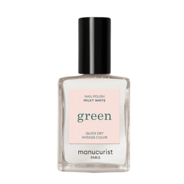 Milky White Green Nagellak