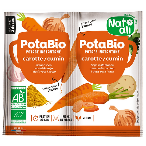 Préparation Potage Carotte Cumin