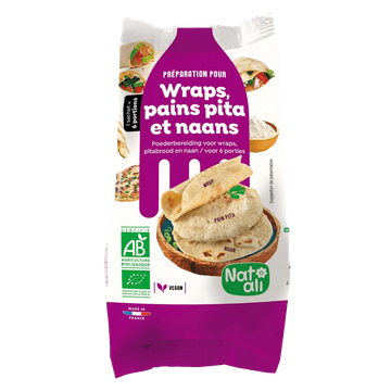 Préparation Wrap Naan Pita BIO