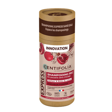 Shampoing Sec Poudre Cheveux Foncés Grenade BIO