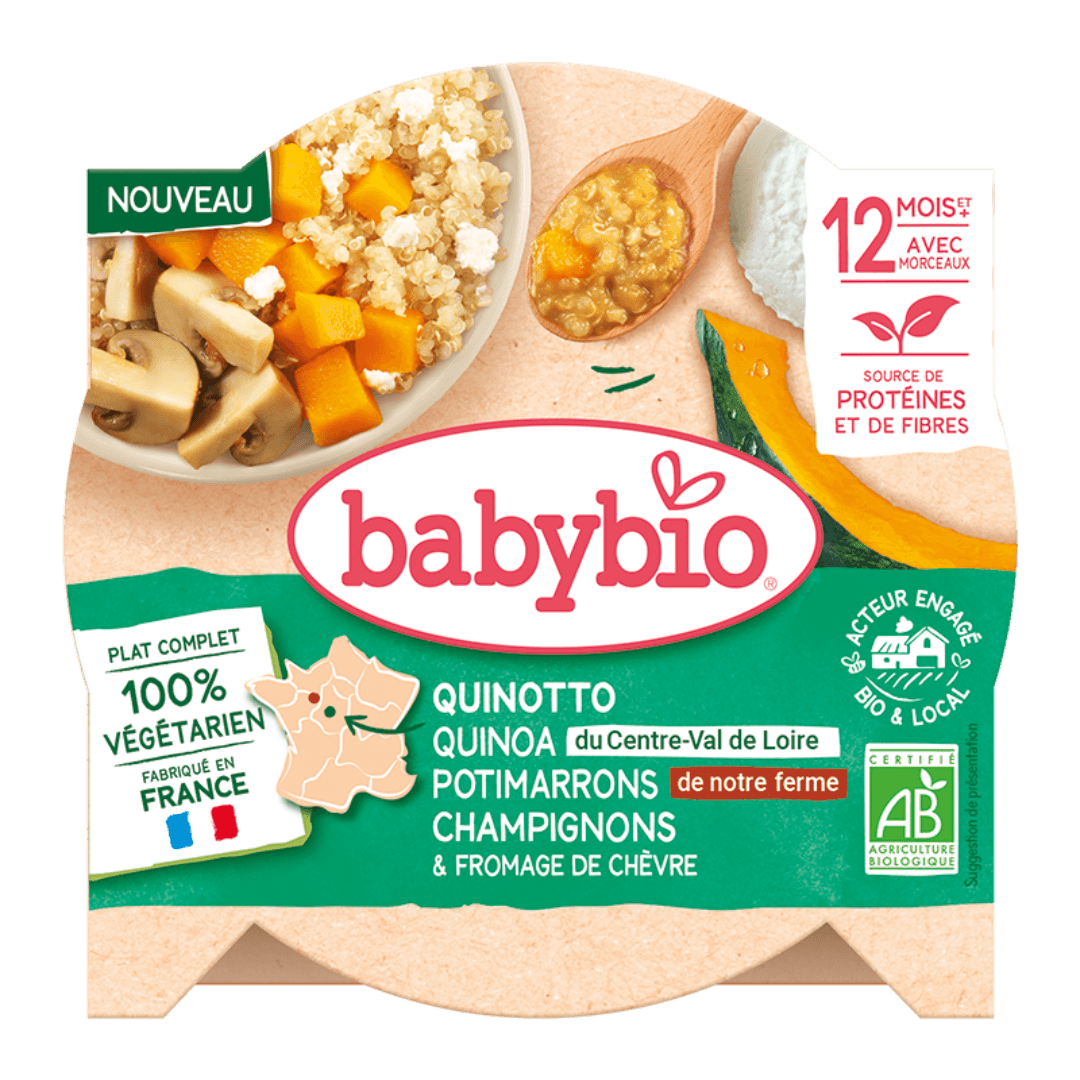 Quinotto Végétal Fromage dès 12 mois