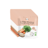 Petits Morceaux Carottes Riz Complet From 8 months organic