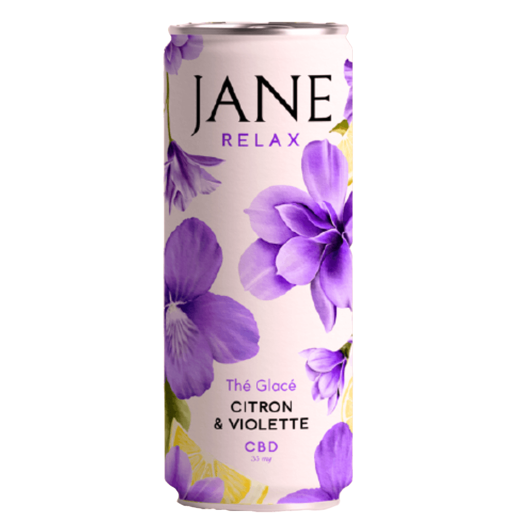 Thé Glacé CBD Violette Citron 
