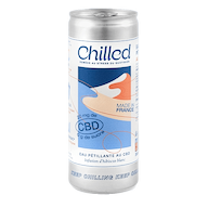 White Hibiscus Sparkling Drink with CBD 