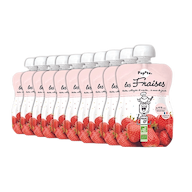 Aardbei Knijpzakje vanaf 6 maanden bio