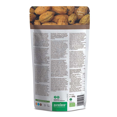 Eclats de fèves de cacao sucrées Panela