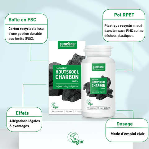 Charbon végétal actif