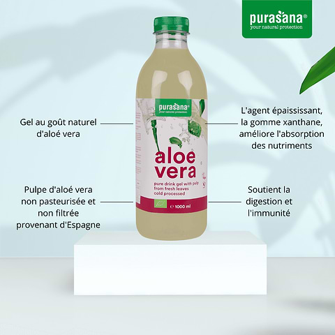 Boisson Aloe Vera Gel Avec Pulpe