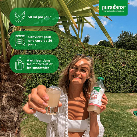 Boisson Aloe Vera Gel Avec Pulpe