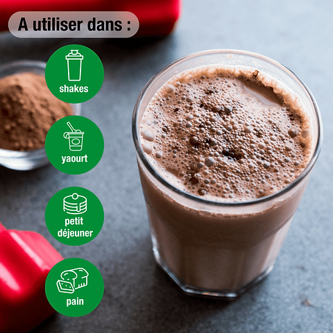 Whey Chocolade Eiwitpoeder (65% Eiwit)