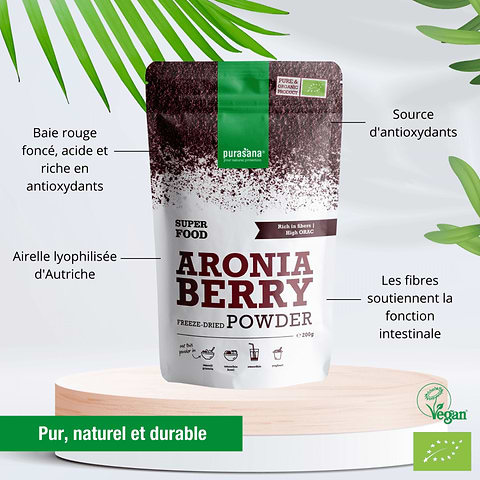 Aronia vegan poudre