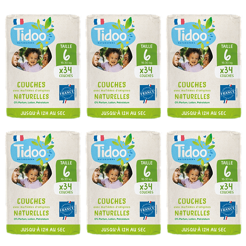 Pack 6 x Luiers Maat 6 Economieformaat