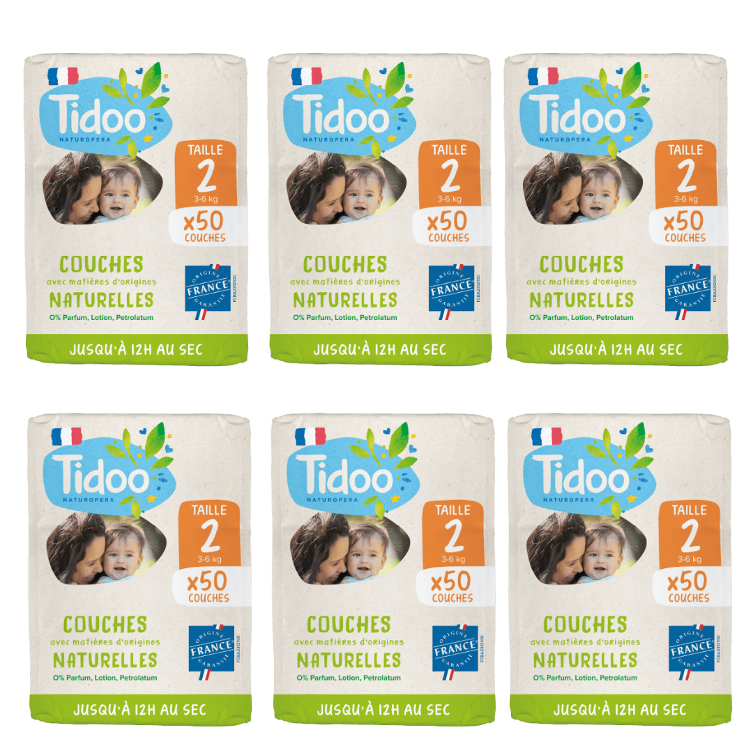 Pack 6 x Luiers Maat 2 Economieformaat