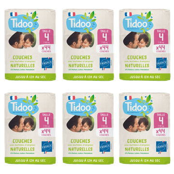Pack 6 X Luiers Maat 4 Economieformaat