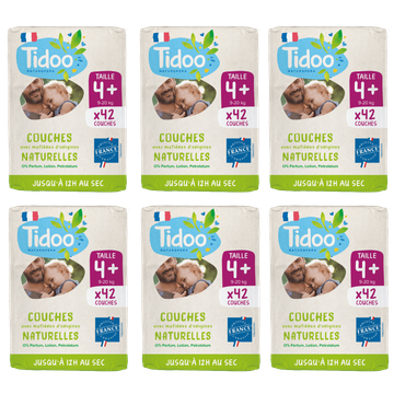 Pack 6 X Couches T4+ Format Economique