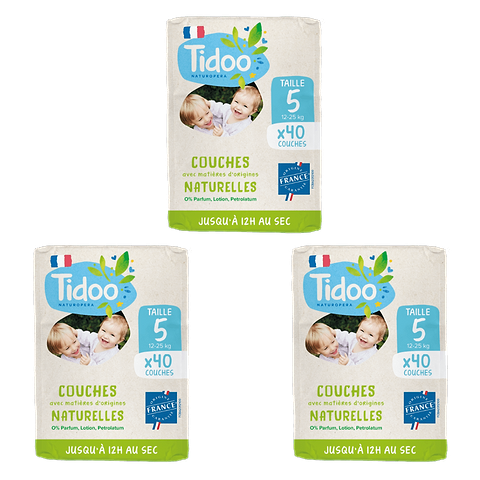 Pack 3 x Diapers Size 5 Economy Format
